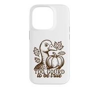 Un Canard drôle, trop Gourd pour être Vrai, Jeu de Mots automnal Coque pour iPhone 14 Pro