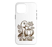 Un Canard drôle, trop Gourd pour être Vrai, Jeu de Mots automnal Coque pour iPhone 16 Pro Max