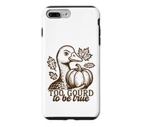 Un Canard drôle, trop Gourd pour être Vrai, Jeu de Mots automnal Coque pour iPhone 7 Plus/8 Plus