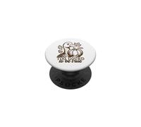 Un Canard drôle, trop Gourd pour être Vrai, Jeu de Mots automnal PopSockets PopGrip Adhésif