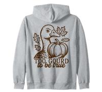 Un Canard drôle, trop Gourd pour être Vrai, Jeu de Mots automnal Sweat à Capuche
