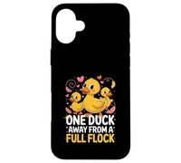 Un Canard Loin d'une Famille Mignonne Coque pour iPhone 16 Plus
