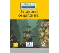 Un capitaine de 15 ans niveau A1 2è éd. - Jules Verne - Cle International - broché - Scolaire / Universitaire