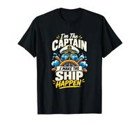 Un Capitaine de Bateau drôle Fait de ce Navire Une réalité T-Shirt