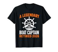 Un Capitaine de Bateau légendaire a Pris sa Retraite en 2026 T-Shirt
