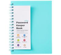 Un carnet de notes à 6 spirales avec carnet de mots de passe indexé pour journal intime fournitures scolaires de bureau