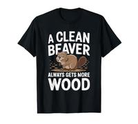 Un Castor Propre Devient Plus drôle T-Shirt Graphique avec Valeur