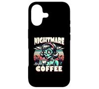 Un Cauchemar drôle Avant Le café, Une Fille Zombie Coque pour iPhone 17