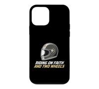 Un Cavalier chevauchant la Foi et Une Moto chrétienne à Deux Roues Coque pour iPhone 12 Mini