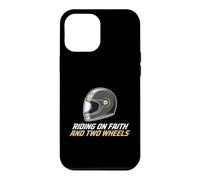 Un Cavalier chevauchant la Foi et Une Moto chrétienne à Deux Roues Coque pour iPhone 12 Pro Max