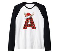 Un Chapeau de Père Noël Bois de Renne lumières Manche Raglan