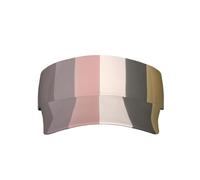 Un chapeau de soleil respirant pour adulte avec des couleurs chaudes et rustiques est tendance et polyvalent avec bande élastique réglable et bord incurvé résistant au soleil noir