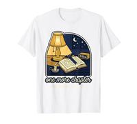 Un chapitre de Plus (The Biggest Bookworm Coz Late Night Reader) T-Shirt Graphique avec Valeur, Homme, Blanc, M