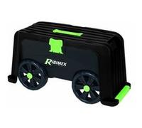 Ribimex Chariot convertible 4-en-1 PRAGENP4R agenouilloir et tabouret sur roues