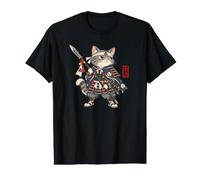 Un Chat de Smoking sérieux apparaît comme Un Moine Guerrier, saisissant Un c T-Shirt Graphique avec Valeur