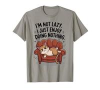 Un Chat drôle, Je ne suis Pas Paresseux, J'aime ne Rien Faire, Faire la Sieste, Papa T-Shirt