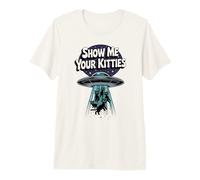 Un Chat drôle, montrez-Moi Vos Chatons, enlèvement de Papa, Meme Pawsitive T-Shirt Haut de Gamme