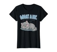 Un Chat drôle, Quelle journée, 5 Minutes, ironique T-Shirt Graphique avec Valeur