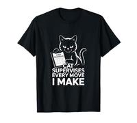 Un Chat drôle Supervise Chaque Mouvement Que Je Fais, Mon Calendrier Alimentaire T-Shirt