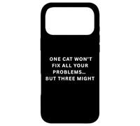 Un Chat ne résoudra Pas Tous Vos problèmes... mais Trois Pourraient Coque pour iPhone 17 Pro Max