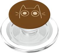 Un Chat Tomcat Curieux et Mignon est surpris des années 90 PopSockets PopGrip pour MagSafe