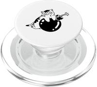 Un Chat Triste sur Une Bombe, Un Amateur de Chats Amusants, Fans d'anime PopSockets PopGrip pour MagSafe
