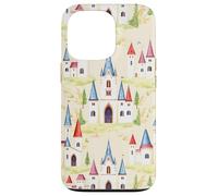 Un château de fées, Un Conte de fées, Un Joli Design de Village Coque pour iPhone 13 Pro