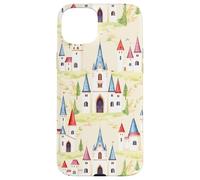 Un château de fées, Un Conte de fées, Un Joli Design de Village Coque pour iPhone 15 Plus