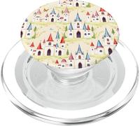 Un château de fées, Un Conte de fées, Un Joli Design de Village PopSockets PopGrip pour MagSafe