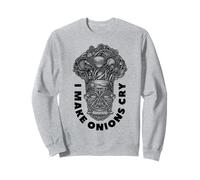Un Chef drôle, Je Fais pleurer des oignons, Un Chef Tribal, Une tête de Totem Sweatshirt
