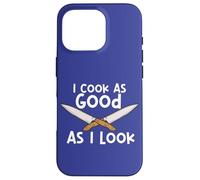 Un Chef drôle Qui Cuisine, Je Cuisine Aussi Bien Que j'en AI l'air Coque pour iPhone 16 Pro