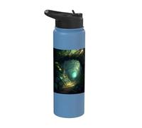 Un chemin à travers la magie de la forêt enchantée Stainless Steel Insulated Water Bottle
