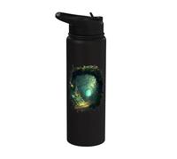 Un chemin à travers la magie de la forêt enchantée Stainless Steel Insulated Water Bottle