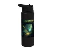 Un chemin à travers la magie de la forêt enchantée Stainless Steel Insulated Water Bottle