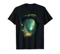 Un Chemin à Travers la Magie de la forêt enchantée T-Shirt Graphique avec Valeur