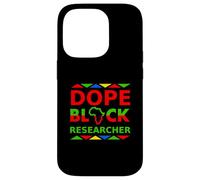 Un chercheur de Dope Black, Fier de sa carrière Professionnelle Noire Coque pour iPhone 14 Pro