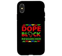 Un chercheur de Dope Black, Fier de sa carrière Professionnelle Noire Coque pour iPhone X/XS