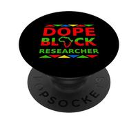 Un chercheur de Dope Black, Fier de sa carrière Professionnelle Noire PopSockets PopGrip Adhésif