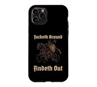 Un Chevalier blindé découvre Un Guerrier médiéval Coque pour iPhone 11 Pro