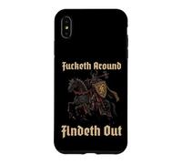 Un Chevalier blindé découvre Un Guerrier médiéval Coque pour iPhone XS Max