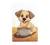 Un Chien De Berger Latéral Plaque Étain Signe Vintage Métal Tôle Signe Rétro Métallique Panneau Pour Cuisine Café Bar Pub