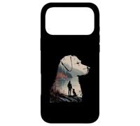 Un Chien rempli d'un Paysage d'Amérique du Nord Coque pour iPhone 17 Pro Max