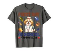 Un Chien Shih Tzu revient au Premier Jour d'école et Adore ça T-Shirt