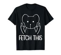 Un Chien va Chercher ce Majeur avec Un Chien Amusant, Je Fais ce Que Je Veux T-Shirt