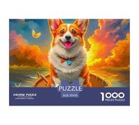 Un Chien Vivant Puzzle Adulte Original Coloré Chien de Compagnie Mignon Difficile Et Plaisir De Montage Décoration Moderne Jeu Cadeau Unique 70x50cm/1000pcs