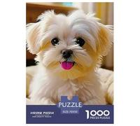 Un Chien Vivant Puzzle Adulte Original Coloré Chien de Compagnie Mignon Jeu Éducatif Défi Jouets De Décoration Familiale Jeu Cadeau Unique 70x50cm/1000pcs