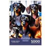 Un Chien Vivant Puzzle pour Adultes Classiques Chien de Compagnie Mignon Cadeau Jouet Coloré De Décoration Familiale Jeu Cadeau Unique 70x50cm/1000pcs
