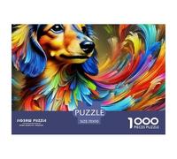 Un Chien Vivant Puzzle pour Adultes Classiques Chien de Compagnie Mignon Cadeau Jouet Coloré De Décoration Familiale Jeu Cadeau Unique 70x50cm/1000pcs