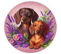 Un Chien Vivant Puzzle pour Adultes Classiques Chien de Compagnie Mignon Cadeau Jouet Coloré De Décoration Familiale Jeu Cadeau Unique 1000pcs (67.5x67.5cm)