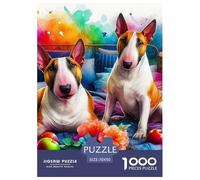 Un Chien Vivant Puzzle pour Adultes Classiques Chien de Compagnie Mignon Cadeau Jouet Coloré Décoration Moderne Jeux De Puzzle pour Toute La Famille 70x50cm/1000pcs
